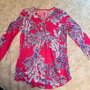 Lilly Pulitzer 3/4 sleeve top